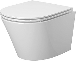 Ambassador Унитаз Ritz подвесной белый с сиденьем микролифт – фотография-1